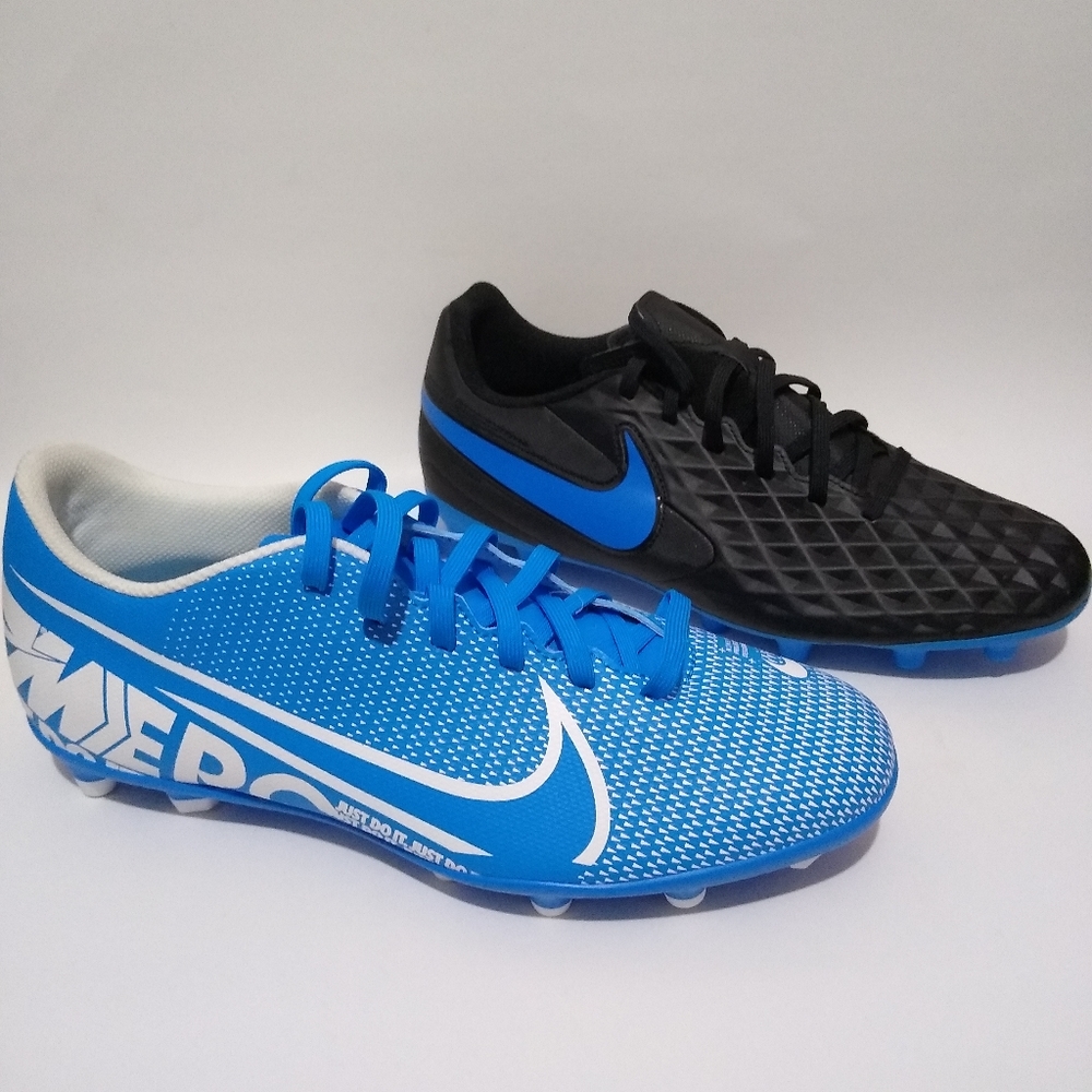 Nike soccer cleats 2 pairs